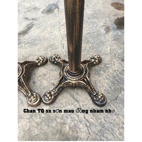 Bàn cafe 4 chân đầu lân gang đúc giá rẻ C4 020